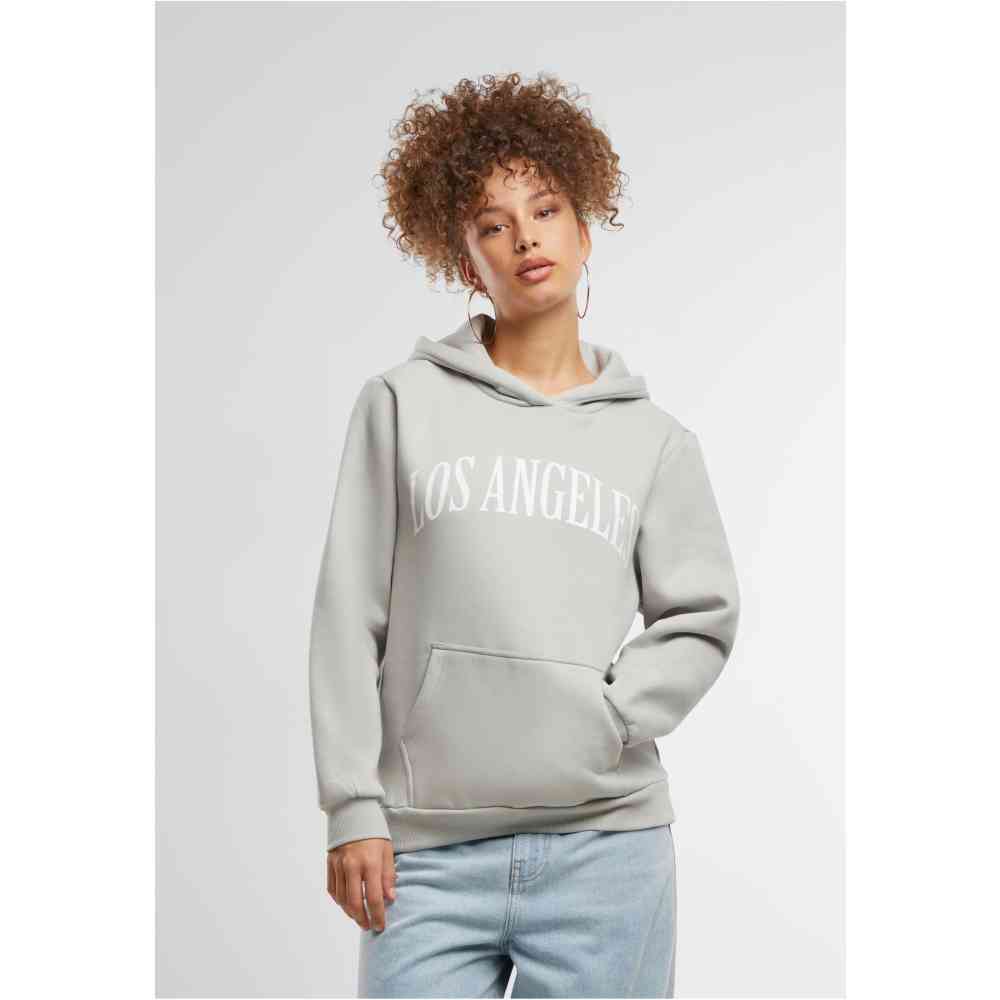 Miss Tee - Los Angeles Fluffy Hoodie/trui - Grijs